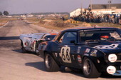 Cars in the 12 Hours of Sebring race.