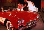 Corvette car on display at the Klassix Auto Museum located at 2909 W. International Speedway Blvd. in Daytona Beach, Florida.