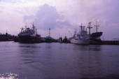 View showing ships at Ft. Lauderdale, Florida.