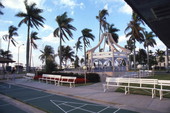 View showing a gazebo in Ft. Myers, Florida.
