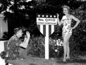 Mrs. Ohio posing for her husband - Volusia County, Florida