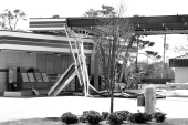 Service station damaged by Hurricane Ivan - Navarre, Florida.