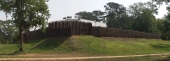Panoramic view of fort at San Luis Mission - Tallahassee, Florida.