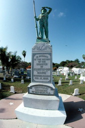 Battleship "Maine" monument - Key West, Florida.