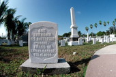 Gravestone dedicated to the U.S. Battleship "Maine" - Key West, Florida.