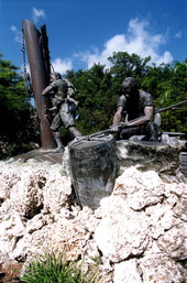 "The Wreckers" sculpture by Miami sculptor James Mastin - Key West, Florida