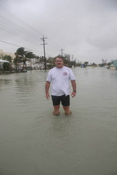 Dale McDonald on Flagler Ave. in front of the Salvation Army store..