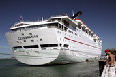 Cruise ship "Celebration" at Mallory Square - Key West, Florida