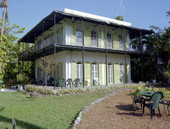 View of the south side of the Hemingway House..