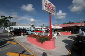 Car show at LuLu's Kiss drive-in restaurant at 1908 Flagler Avenue - Key West, Florida.