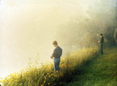 Men fishing.