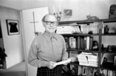 Red Barber at his home in Tallahassee, Florida.