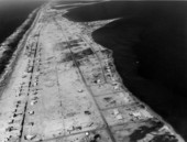 Aerial view of Pensacola Beach - Pensacola, Florida .