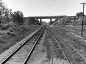 View of Interstate 10 and railroad tracks - Escambia County, Florida