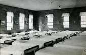 Interior view showing sleeping area of dormitory at the School for Boys in Marianna, Florida.