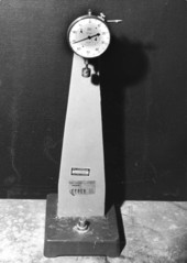 Close up of a scientific instrument .