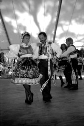 Beseda dancers of Masaryktown performing at the Florida Folk Festival- White Springs, Florida