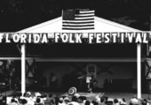 Wako Kai performing a Japanese dance at the Florida Folk Festival- White Springs, Florida