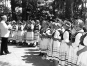 Polish singers of Belleview, led by Reverend Blys- White Springs, Florida