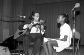 Etta Baker being interviewed by Taquana Simmons - Jacksonville, Florida .