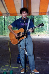 Pierce Pettis performs at the Florida Folk Festival - White Springs, Florida .