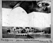 View of the interior of Methodist Church in Jacksonville- Jacksonville, Florida.