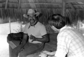 Ormond Loomis interviewing Paul Bowers- Big Cypress Seminole Indian Reservation, Florida