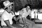 Ormond Loomis interviewing Paul Bowers- Big Cypress Seminole Indian Reservation, Florida