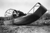 Airboat used by Seminole Indians- Big Cypress Seminole Indian Reservation, Florida