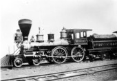 First Engine to cross Continent - Promontory Point, Utah - Pulled Leland Stanford Train.