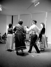Greek dancers performing at Folk Arts Day - Jacksonville, Florida