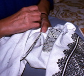 Vertical style embroidery