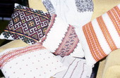 Differing examples of embroidery