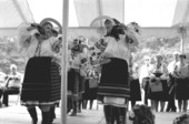 Harvest Dance with wooden sickles - White Springs, Florida