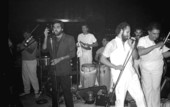 Hansel y Raul playing charanga music at the Infinities Club - Miami, Florida.