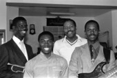 Members from the Pompey's Temple Church of God in Christ gospel quartet - Hastings, Florida.