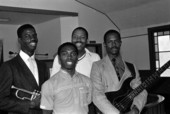 Members from the Pompey's Temple Church of God in Christ gospel quartet - Hastings, Florida.