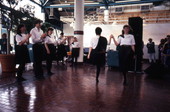 Jacksonville Irish Dancers performing step dance at the Jacksonville Landing - Jacksonville, Florida.