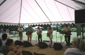People playing Irish music at the 1991 Florida Folk Festival - White Springs, Florida