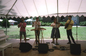 People playing Irish music at the 1991 Florida Folk Festival - White Springs, Florida