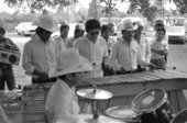 Guatemalan band performing at the Festival of San Miguel- Indiantown, Florida