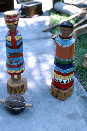 Figurines made by Seminole artisans- Tampa, Florida