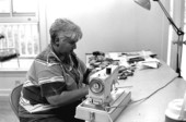Carolee Jandreau making dolls- White Springs, Florida