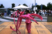 Asian dancers performing at Jacksonville's World of Nations- Jacksonville, Florida.