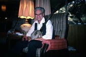 Portrait of a banjo player Dale Webber- Odessa, Florida
