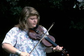 Amy Cox playing the fiddle- Fort Lauderdale, Florida.