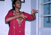 Nila Radhakrishnan performing an East Indian dance- Dade City, Florida