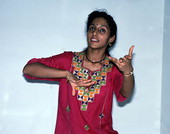 Nila Radhakrishnan performing an East Indian dance- Dade City, Florida