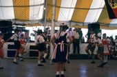 Children folk dancing at Oktoberfest festival - Lantana, Florida.