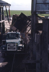Truck bringing sugar cane to the mill - Pahokee, Florida